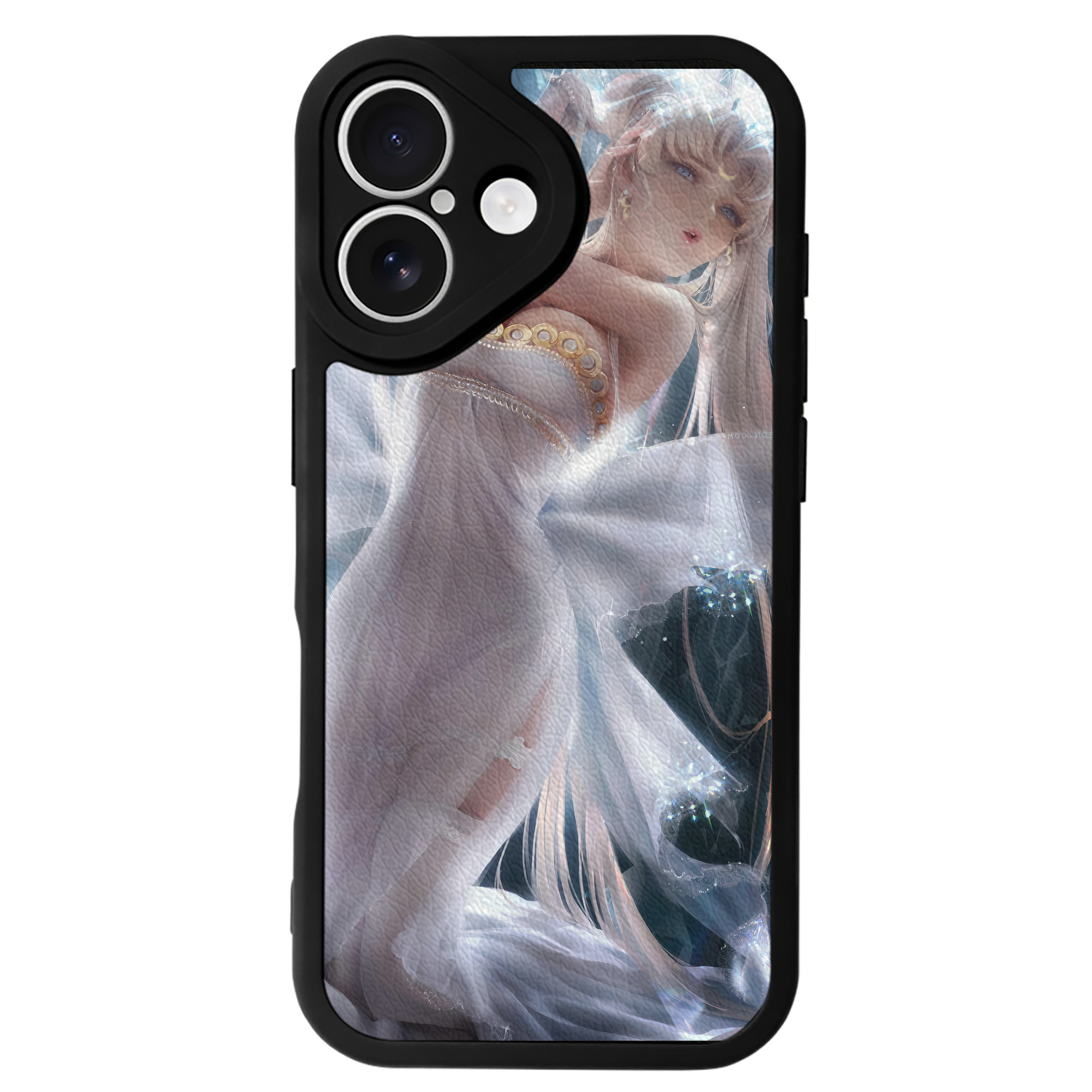 （画像用） 美少女戦士セーラームーン Sailor Moon 【iPhone 16シリーズ対応】シリコンスマホケース（レザー調） 材質：シリコン